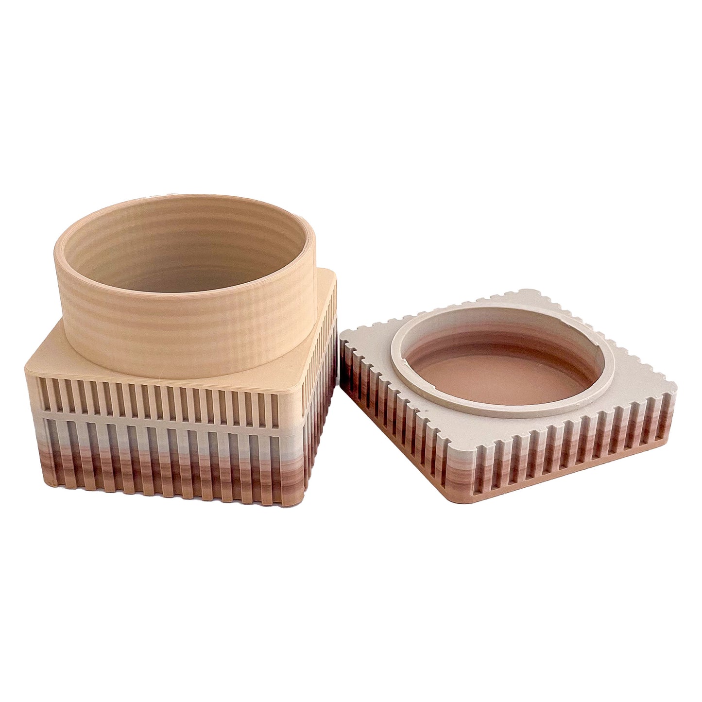 Cubino - Ghiveci de birou printat 3D, pentru plante suculente